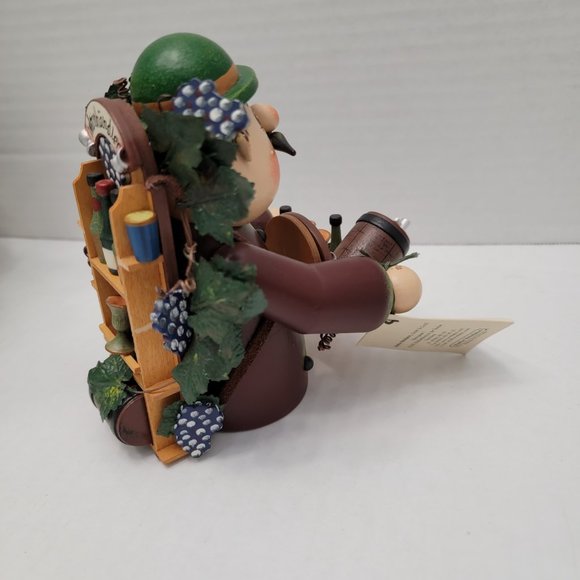 holz knoddl by Kathe Wohlfahrt Roving German Wine Merchant Only Top Decorate - Picture 8 of 16